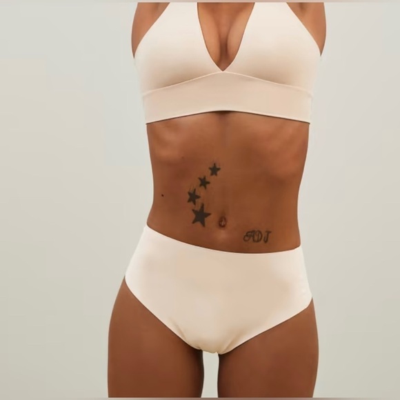 EVERLANE The Invisible High-Rise Thong NWT in Tan SOLDOUT Online - Picture 3 of 9